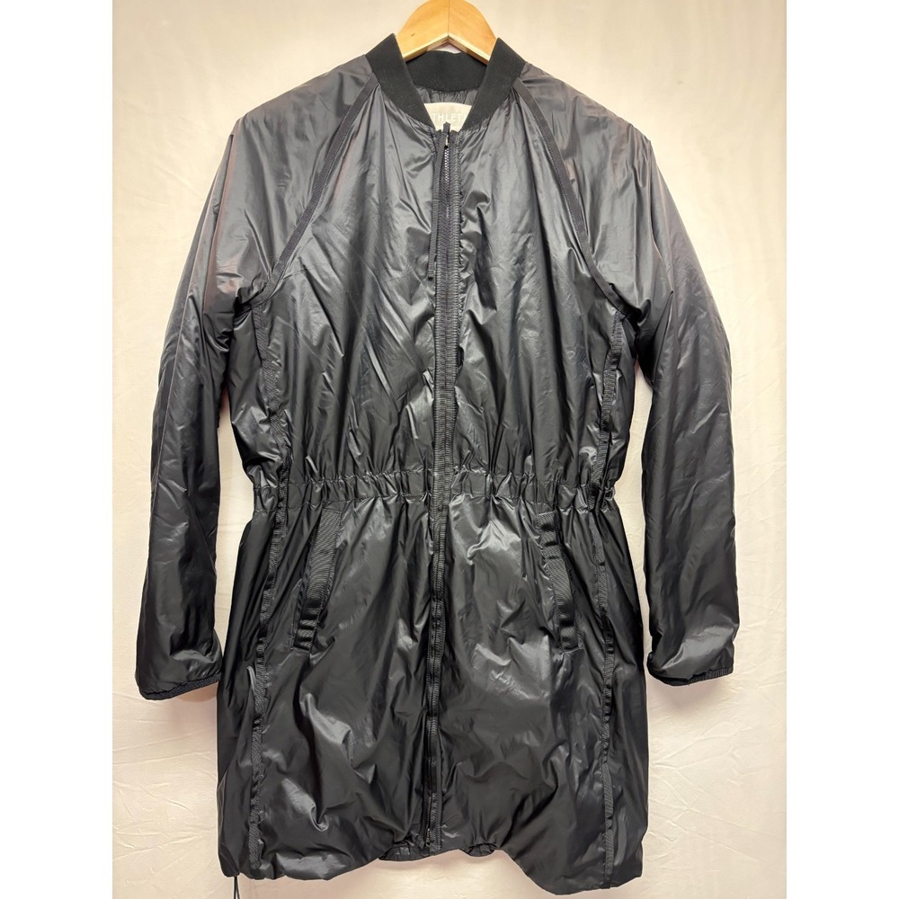 Athleta Parka Jacket Womens Black Casual Summit Insulated Primaloft Zipper Small